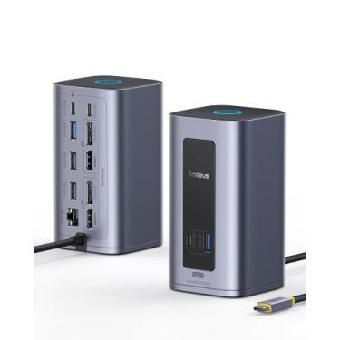 Imagem de Baseus Nomos Mac Air Docking Station 12 em 1 com Dupla HDMI 2K