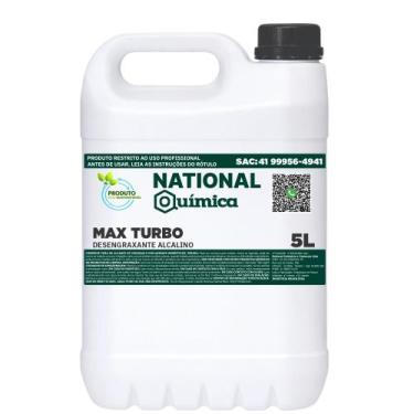 Imagem de Desengraxante Alcalino 5 L Max Turbo National Química