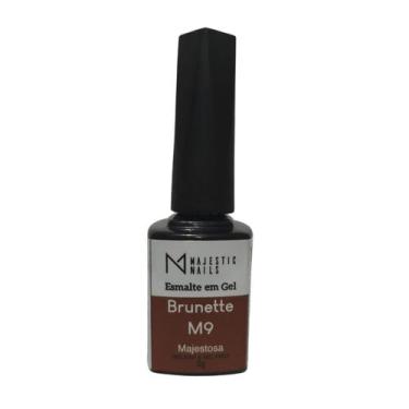 Imagem de Esmalte Em Gel Esmaltação Unhas Majestosa Majestic Nails 9g, Brunette 