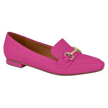 Imagem de Sapato Mocassim Loafer Feminino Vizzano Fivela Bico Fino1351, Magenta 