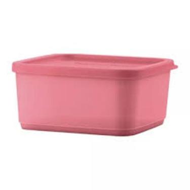 Imagem de Refri Line Quadrado 650ml Rosa Tupperware