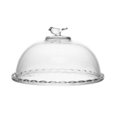Imagem de Queijeira Bird 20cm com Tampa Cristal Ecológico - Wolff - Rojemac Impo