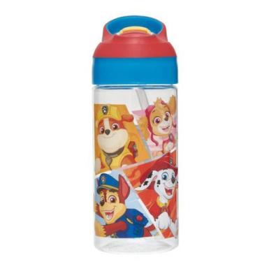 Imagem de Garrafa Infantil C/Canudo Silicone Patrulha Canina Premium - Kouii, Fr