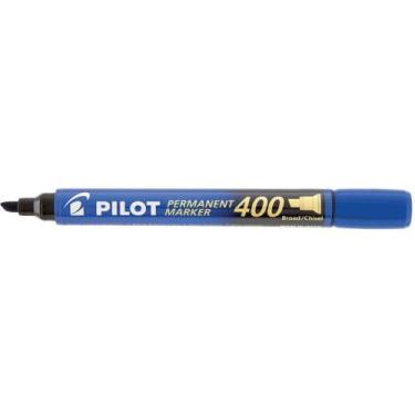 Imagem de Pincel Marcador Permanente SCA 400 Ponta Chanfrada Azul CX.C/12 - Pilo
