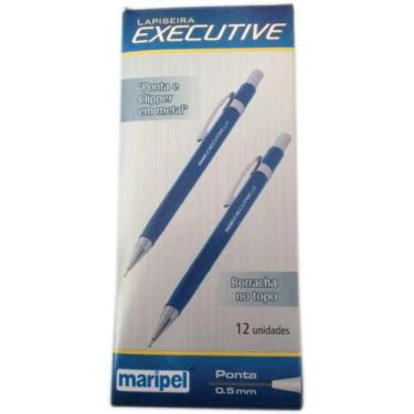 Imagem de Lapiseira 0.5MM Executive Metal Azul CX.C/12 - Maripel