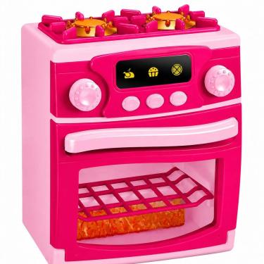 Imagem de Brinquedo Fogão Interativo Infantil com Luz Som e Acessórios