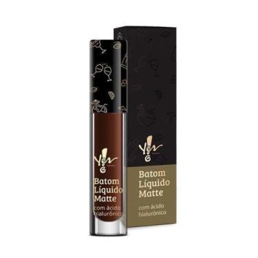 Imagem de Batom Líquido Matte Yes Negroni Cor Café Yes Cosmetics