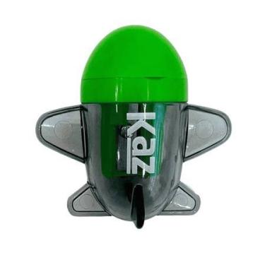Imagem de Apontador Coletor 1 Furo Avião KAZ Sortido -, Verde