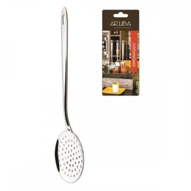 Imagem de Escumadeira Simonaggio Aruba Inox Grande 260.441.0412.300