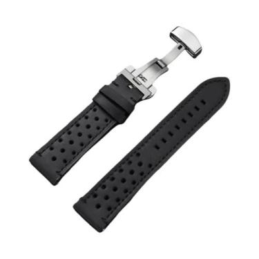 Imagem de Pulseiras De Couro Vintage Para Relógios De Corrida, Respiráveis, Com 