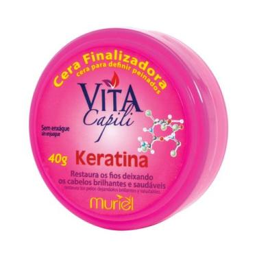 Imagem de Cera Finalizadora Vita Capili Keratina Muriel 40g