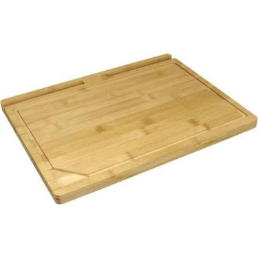 Imagem de Tábua de Corte Home&Co 2x40x30cm Bambu Natural Utensílio de Cozinha pa
