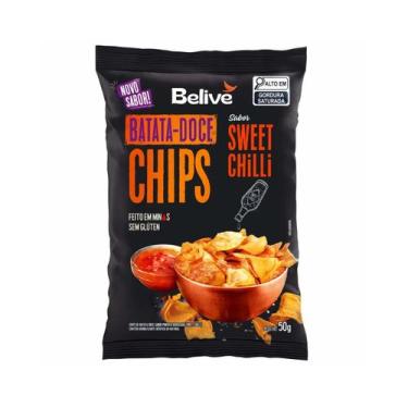 Imagem de Chips Batata Doce Sweet Chilli Sem Glúten - Belive 50g
