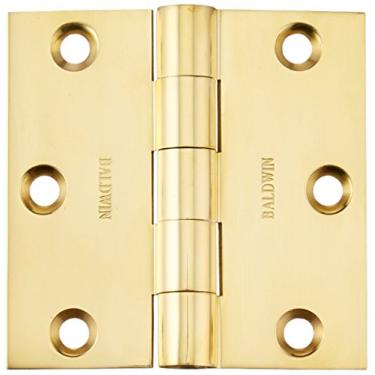 Imagem de Baldwin 1030031I Dobradiça de encaixe quadrado não lacrado, bronze brilhante