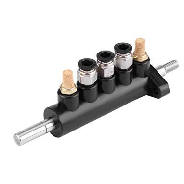 Imagem de KIMISS Válvula de controle de ar para carro Válvula de pedal para trocador de pneu suprimentos de máquina, ferramenta tipo A, liga de alumínio (preta) KIMISS A KIMISSdczat54bk1-01