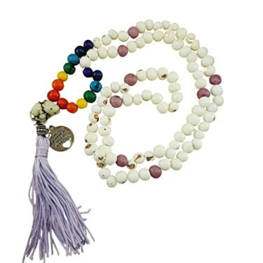 Imagem de Japamala 108 contas Semente de Açaí dos Chakras (Lilás)