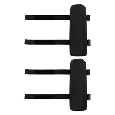 Imagem de Estofamento de de braço de almofada reclinável dobrável, acessórios para cadeira de escritório confortável com 13 cm alça fácil