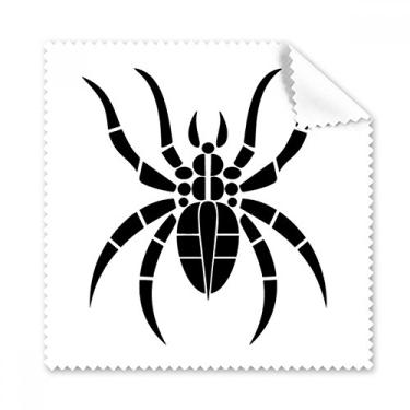 Imagem de Pano de limpeza de tela de telefone com estampa de aranha, inseto preto, 5 peças