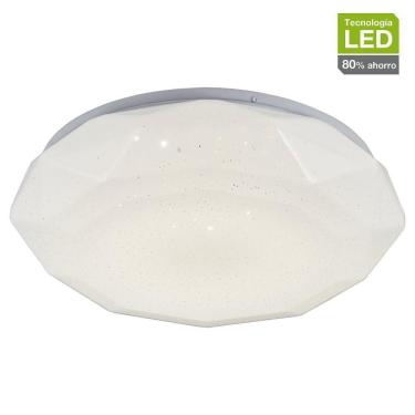 Imagem de Plafon Led Stars 35cm Branco Just Home Collection