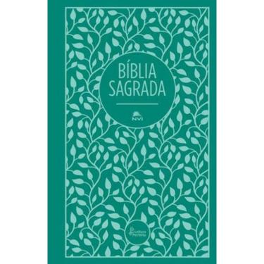 Imagem de Bíblia Nvi, Capa Dura, Tecido, Verde, Leitura Perfeita