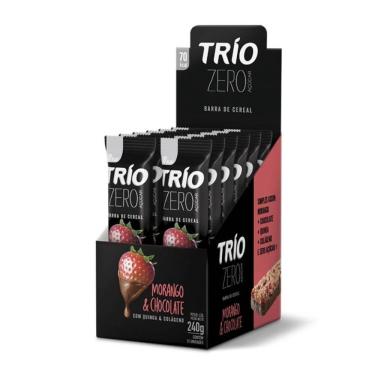 Imagem de Trio barra cereal zero morango chocolate c/12