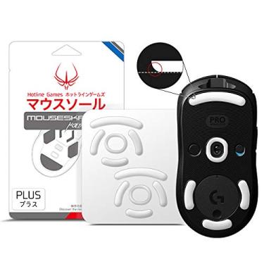 Imagem de HOTLINEGAMES 3.0 Plus bordas curvas arredondadas patins para pés de mouse compatíveis com Logitech G Pro 2 Lightspeed Wireless/G Pro Wireless Gaming Mouse substituição de pés, deslizamento suave,