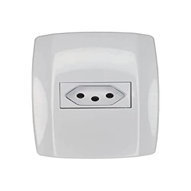 Imagem de Tomada Simples 20A Horizontal Slim - Ilumi