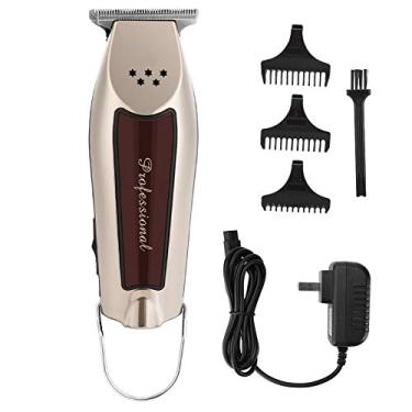 Imagem de JoyGlow Aparador de lâmina em T sem fio – Aparador compacto de precisão 5 estrelas para aparar forro e fechar, kit profissional de corte de cabelo para barbeiros e estilistas (prata)