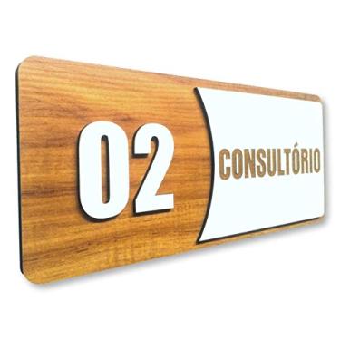 Imagem de Victare Laser | Placa De Sinalização | Consultórios - N02 | Madeira