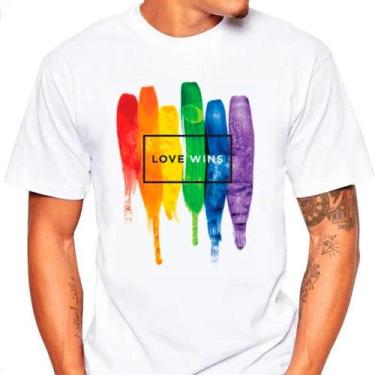 Imagem de Camiseta Love Wins - Pride Brasil