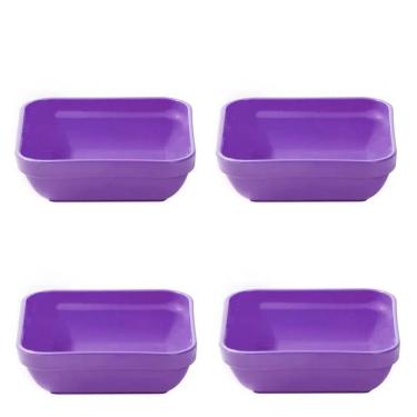 Imagem de Conjunto de Travessa Cheff 250ml 4 Peças Roxo em Polipropileno Linha Tropical VEM