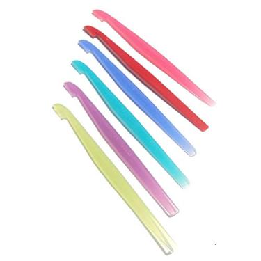 Imagem de Conjunto de 6 descascadores de c trico laranja Tupperware