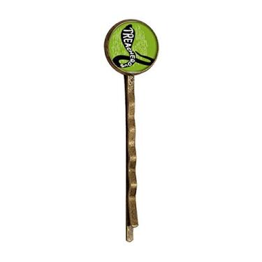 Imagem de Bobby Pin de cabelo preto Cobras contorno animal natural retrô metal