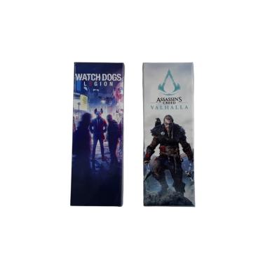 Imagem de Quadro Mosaico Watch Dogs e Assassin's Creed Ubisof Games Decorativo Cantinho Gamer Produtos Nerd Acessórios Jogos Presente Geek Personalizado