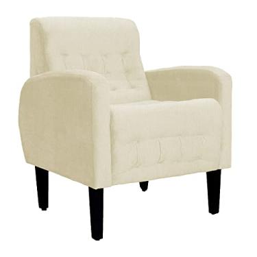 Imagem de Poltrona Decorativa Luiza Para Sala Suede Cores - DS Estofados