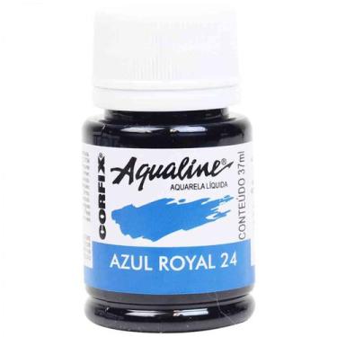 Imagem de Aquarela Liquida Aqualine Corfix 24 Azul Royal