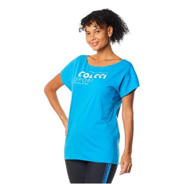 Imagem de Camiseta com Estampa Colcci Sports Feminino Azul Ryona M