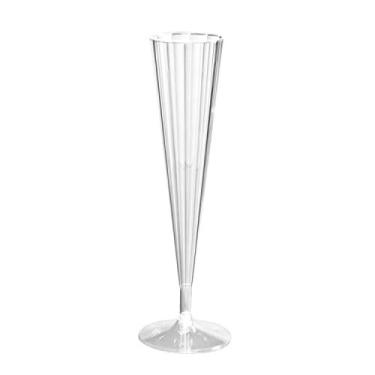 Imagem de Party Essentials 40Count Deluxe/Elegance Twopiece Plástico Rígido 142 g Taças de Champanhe, Transparente
