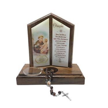 Imagem de Oração de Mesa com Porta Terço Santo Antônio
