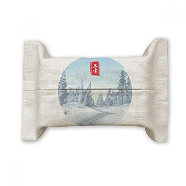Imagem de Bolsa de linho de algodão circular Great Cold Twenty Four Solar Term
