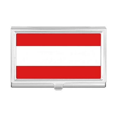 Imagem de Carteira de bolso com bandeira nacional da Áustria, país da Europa, porta-cartões