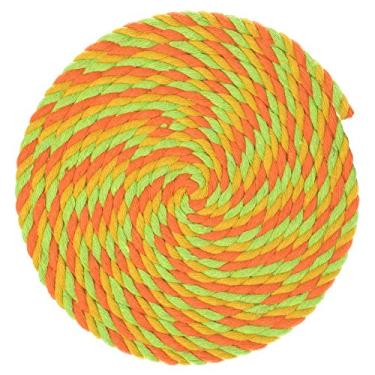 Imagem de Corda de artesanato de macramê de algodão torcido de 1/4 polegada de espessura – Grande variedade de opções de cor e padrão – Comprimentos de 10, 25, 50 e 100 pés, 10 Feet, Sour Patch