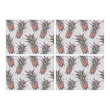 Imagem de Jogo Americano Pina Cz 4 Peças 30x40 Base Emborrachada