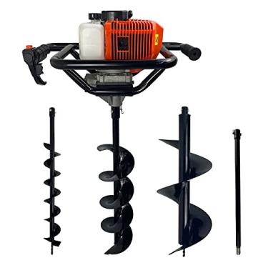 Imagem de Perfurador De Solo Gasolina 52cc 2,5HP com Brocas 80x10cm + 80x15cm + 80x30cm + Extensão 60cm Carbon Fak