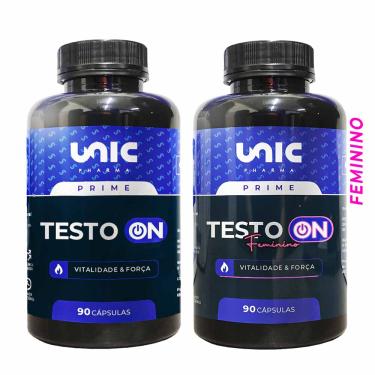 Imagem de Kit Testo On - Masculino e Feminino 90 Cáps