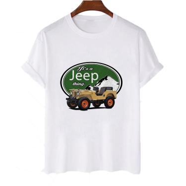 Imagem de Camiseta feminina algodao Jeep Carro Its a Jeep thing