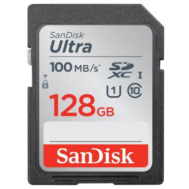 Imagem de Cartão de Memória Sandisk sdxc Ultra 128GB 100 MB/s