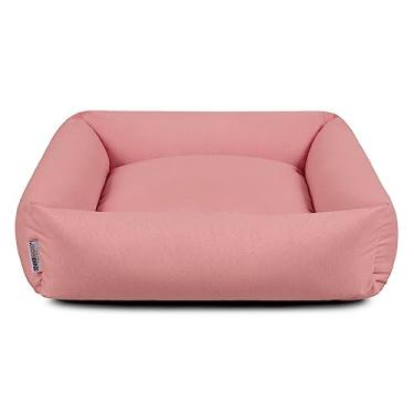 Imagem de Cama de Cachorro Impermeável Caminha Pet Com Zíper Senhor Bicho 73x73 Rose