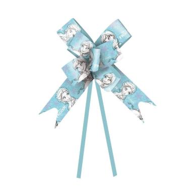 Imagem de Laço Pronto Embalagem Presente Frozen Disney Azul 32Mm C/10