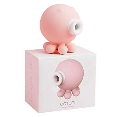 Imagem de Octopi S-Hande Polvinho Sugador de Clitóris 9 Intensidades 7,6cm x 7,4cm Pulsação de Ar Recarregavél em Silicone Rosa Pequeno e Portátil